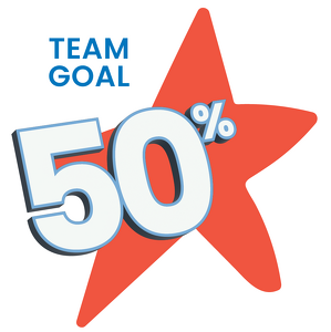 50% of Your Team's Goal